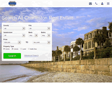 Tablet Screenshot of charlestonrealestatelink.com